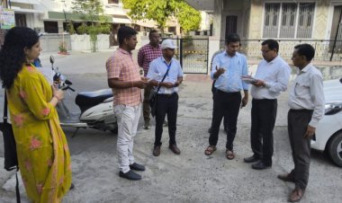जनगणना 2027 कार्यों का आकस्मिक निरीक्षण, गुणवत्तापूर्ण सर्वेक्षण के दिए निर्देश*