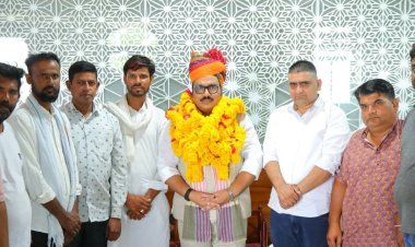कांग्रेस अल्पसंख्यक प्रदेश अध्यक्ष एम डी चोपदार का किया स्वागत 