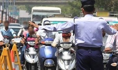 ट्रैफिक पुलिस की बड़ी लापरवाही: घर में खड़ी इलेक्ट्रॉनिक गाड़ी का कटा चालान
