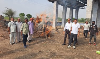 सेवा मण्डल का अनवरत प्रशंसनीय कार्य 36 वीं लावारिस लाश का  दाह-संस्कार 