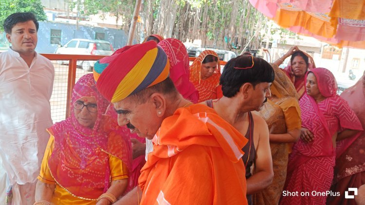 वैदिक मंत्रों से गुंजायमान हुआ गणेश मंदिर परिसर में जलयात्रा शनिवार को