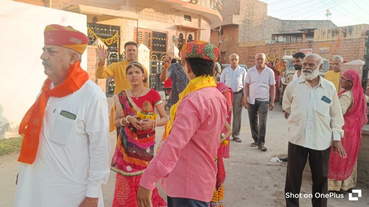 गणेश प्रतिमा प्राण प्रतिष्ठा उत्सव में निकाली जलयात्रा