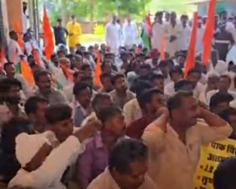 पाक विस्थापितों ने किया प्रदर्शन