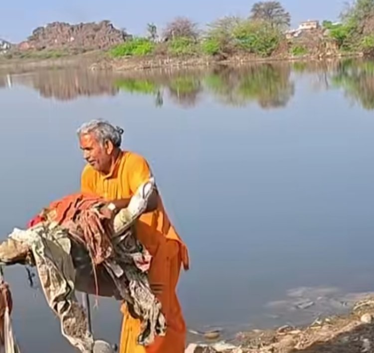 जलस्त्रोतो  की सफाई में अग्रणी भूमिका निभाते रहें है श्रीमाली