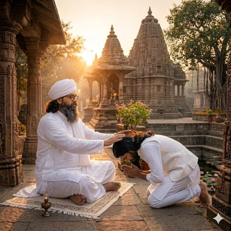 गुरु दीक्षा समारोह में नए शिष्यों को किया दिक्षित 