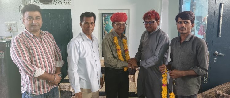 आईएफडब्ल्यूजे पाली जिला अध्यक्ष बनने पर अरुण जोशी का स्वागत, समाजसेवियों ने दी शुभकामनाएं।