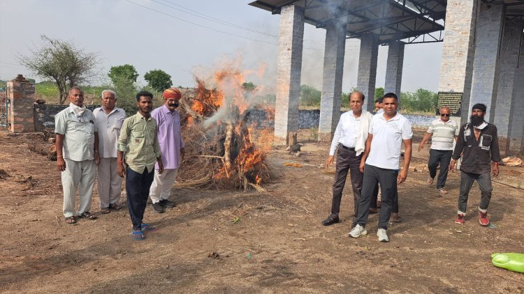 सेवा मण्डल का अनवरत प्रशंसनीय कार्य 36 वीं लावारिस लाश का  दाह-संस्कार 