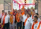 सोजत में रामेश्वर महादेव की निकली शोभायात्रा।  दूधिया रोशनी से नहाया भोले बाबा का दरबार