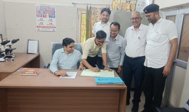 राजपुरोहित ने किया लेबोरेटरी टेक्नीशियन पद का पदभार ग्रहण