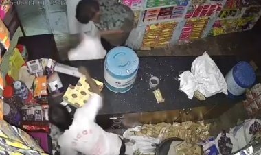 शहर में होलसेल व्यापारी की दुकान में हुई चोरी