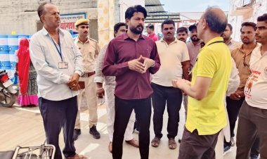 उपखंड अधिकारी ने किया राजकीय जिला चिकित्सालय का निरीक्षण