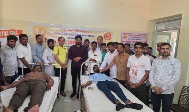 गोपुत्र सेना के राष्ट्रीय संस्थापक अमर गोपुत्र सम्पत सिंह  के 41वें जन्मदिवस पर 21 युनिट रक्तवीर ने किया रक़्तदान