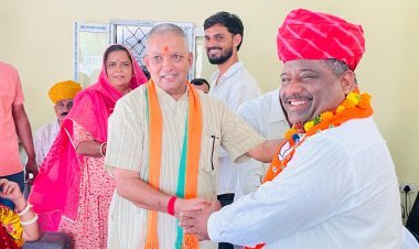 सोजत रोड में भाजपा नेता ओ बी सि मोर्चा प्रदेश मंत्री शिवदानसिंह भाटी,चौहान व बडगूजर का भव्य स्वागत कार्यक्रम आयोजित