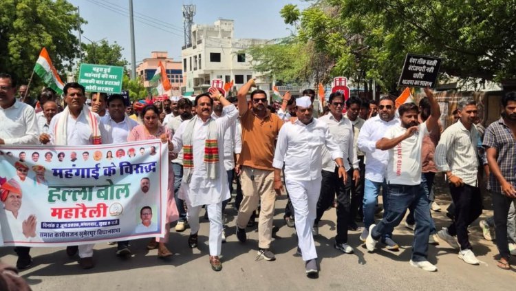 महंगाई से आमजन बेहाल, बिजली-पानी की समस्याओं पर सरकार मौन : मेवाड़ा