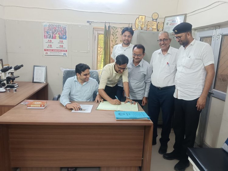 राजपुरोहित ने किया लेबोरेटरी टेक्नीशियन पद का पदभार ग्रहण