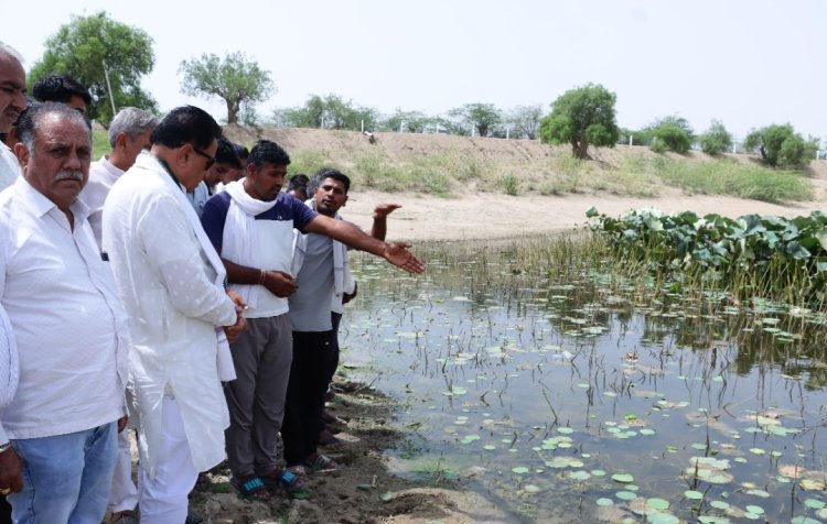 संसदीय कार्य मंत्री ने लूणी और राजौर का दौरा कर पेयजल व्यवस्थाओं का लिया जायज़ा*