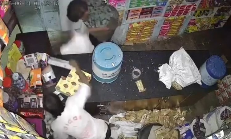 शहर में होलसेल व्यापारी की दुकान में हुई चोरी