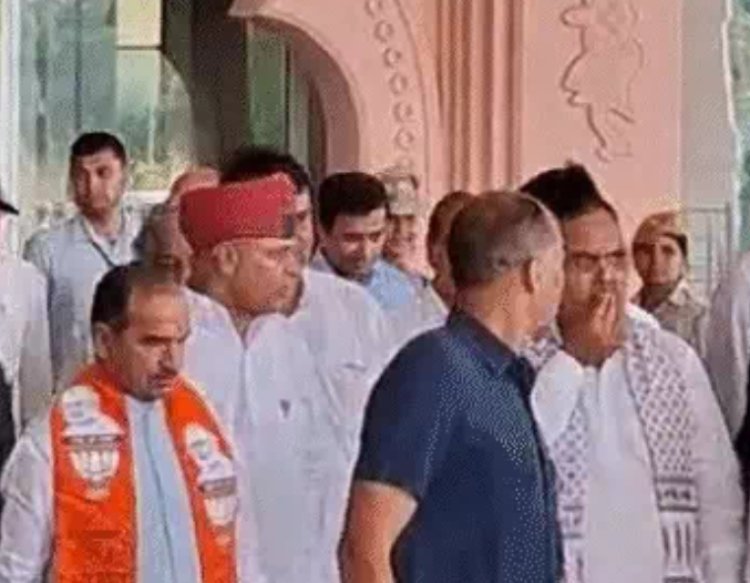 मुख्यमंत्री शर्मा  रविवार जोधपुर पहुँचे, ट्रनिमल -2 का  लिया जायजा 