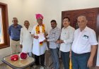 बुढ़ायत माता मंदिर पर भव्य पाटोत्सव की तैयारियां जोर-शोर से सिक्किम के राज्यपाल ओम प्रकाश माथुर को दिया निमंत्रण 