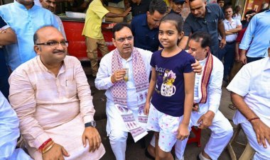 मुख्यमंत्री भजनलाल शर्मा ने आमजन के साथ पी चाय*