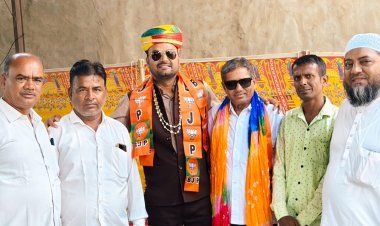 अल्पसंख्यक मोर्चा के प्रदेश मंत्री साकिर खान का हुआ भव्य स्वागत