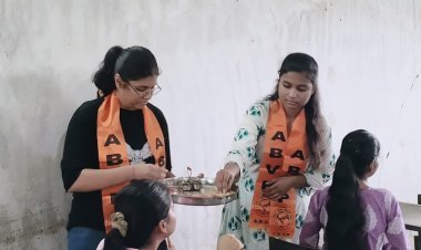 अखिल भारतीय विद्यार्थी परिषद सोजत इकाई द्वारा नवीन विद्यार्थियों का स्वागत
