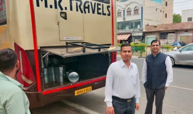 अवैध मॉडिफिकेशन वाली 10 बसों पर कार्रवाई, सीज़ एवं चालान किए गए*