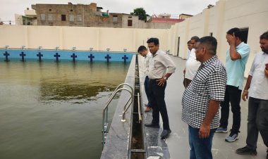 कलेक्टर रंजन ने किया राज्य क्रीड़ा संस्थान का निरीक्षण,