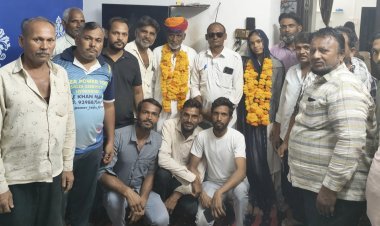 मुस्लिम तेली समाज ने किया उमराह कर लौटे बेलिम का स्वागत 