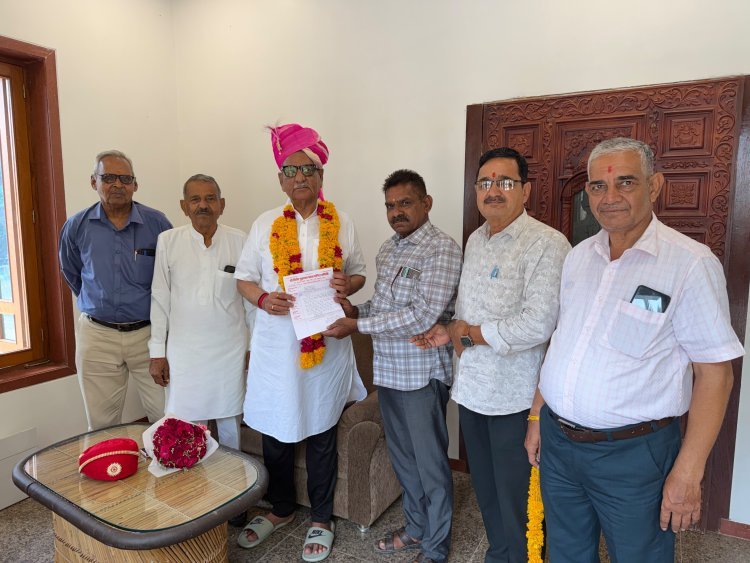 बुढ़ायत माता मंदिर पर भव्य पाटोत्सव की तैयारियां जोर-शोर से सिक्किम के राज्यपाल ओम प्रकाश माथुर को दिया निमंत्रण 