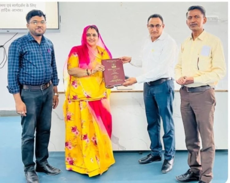 साहित्यकार किरण राजपुरोहित को पीएचडी की उपाधि