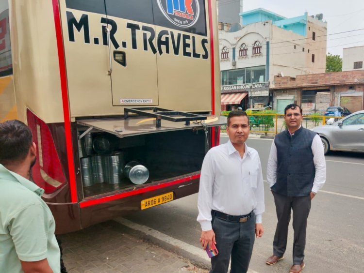 अवैध मॉडिफिकेशन वाली 10 बसों पर कार्रवाई, सीज़ एवं चालान किए गए*