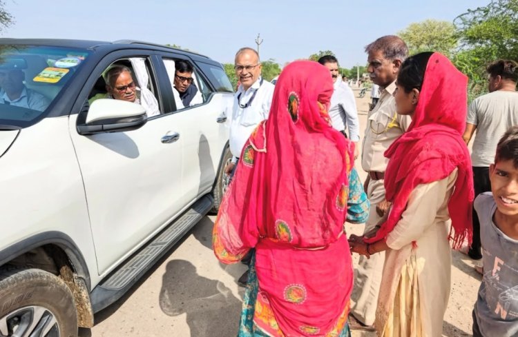 मदन दिलावर ने गांवों में सफाई व्यवस्था का किया औचक निरीक्षण*