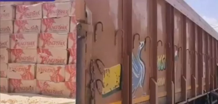 1.25 करोड़ कीमत की पंजाब निर्मित अवैध शराब एवं बियर के कुल 1042 कार्टुन बरामद ।