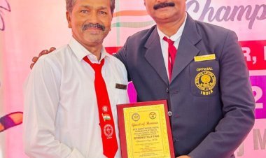 नॉर्दर्न इंडिया स्ट्रेंथलिफ्टिंग चैंपियनशिप में अंतरराष्ट्रीय गोल्ड मेडल लिस्ट मांगु सिंह दुदावत  व नरेश गोयल सम्मानित