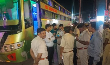 सुरक्षा मानकों की अवहेलना पर लग्जरी एवं स्लीपर बसों के विरुद्ध सख्त कार्रवाई’