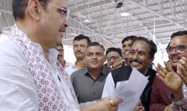 मुख्यमंत्री निवास पर अपर लोक अभियोजक पंकज त्रिवेदी ने की मुख्यमंत्री भजनलाल शर्मा से मुलाकात