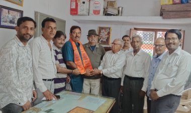 सोजत में नए पेंशनर सुरेंद्र कुमार व्यास का स्वागत