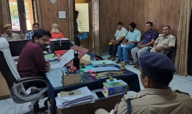 सोजत उपखंड में कानून व्यवस्था के संबंध में बैठक सम्पन्न