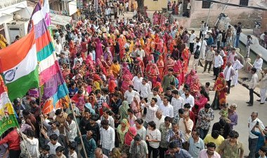 सवराड़ बाबा रामदेवजी वरघोड़ा में उमड़ा जन सैलाब 142 वा ऐतिहासिक मेला भरेगा 