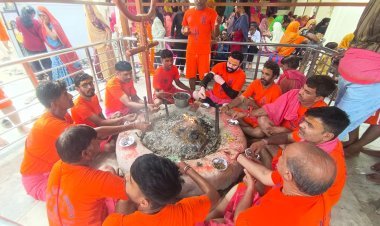 शिवराजपुर सवराड़ 351 कावड़ियों ने किया जलाभिषेक