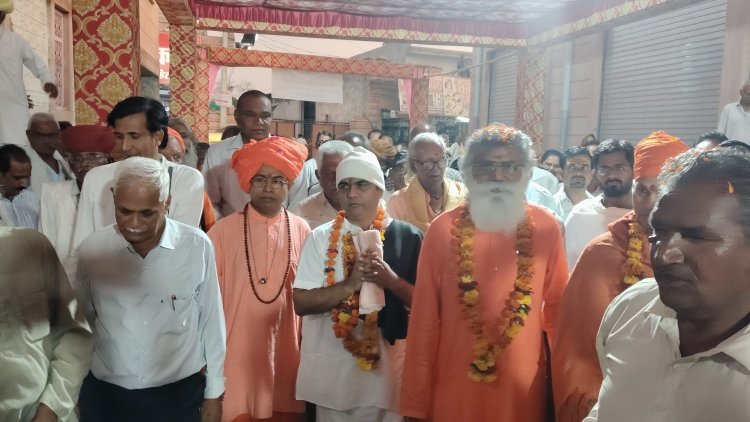 श्री केवलानन्द महाराज की वर्षी पर सत्संग में उमड़े श्रद्धालु  संतों के सानिध्य में हुआ बधावणा और प्रवचन