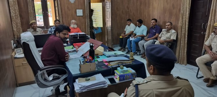 सोजत उपखंड में कानून व्यवस्था के संबंध में बैठक सम्पन्न
