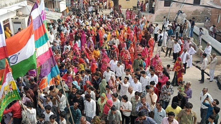 सवराड़ बाबा रामदेवजी वरघोड़ा में उमड़ा जन सैलाब 142 वा ऐतिहासिक मेला भरेगा 