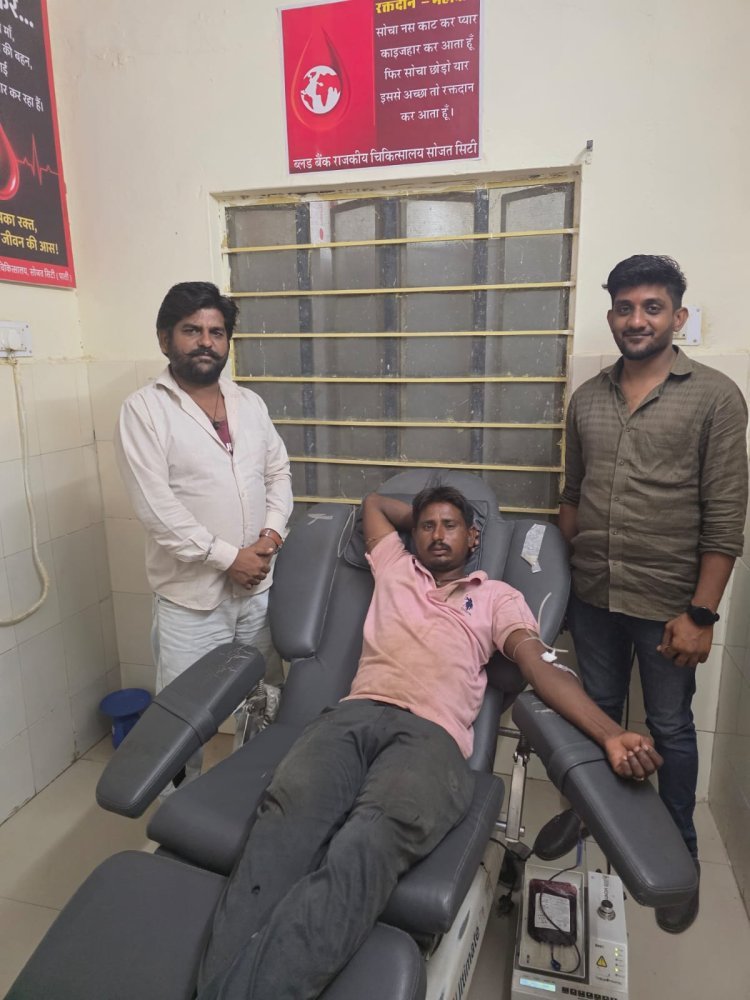 गौपुत्र सेना ने करवाईं दो युनिट ब्लड की व्यवस्था