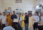 कवि बद्रीलाल 'दिव्य" को शिक्षक दिवस पर किया सम्मानित