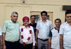 सहायक लेखा अधिकारी ओमप्रकाश जाजू का सेवानिवृत्ति पूर्व अभिनंदन