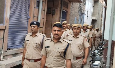 सोजत नगर पालिका चुनाव को लेकर पुलिस अलर्ट, शहर में निकला फ्लैग मार्च