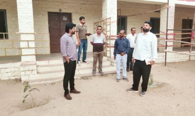 रिटर्निग अधिकारी एवं उपखंड मजिस्ट्रेट द्वारा स्ट्रांग रूम और मतगणना स्थल का किया अवलोकन