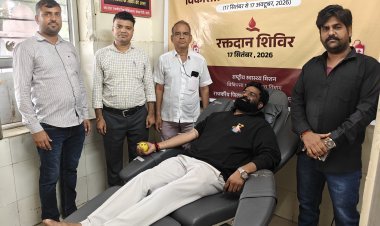 गौपुत्र सेना ने करवाया रक़्तदान शिवीर 11 रक्तवीरों ने किया रक्तदान